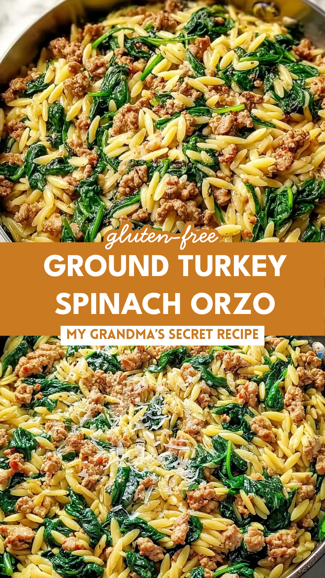 Ground Turkey Spinach Orzo
