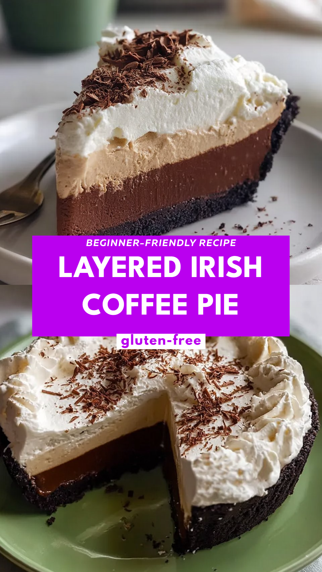 Layered Irish Coffee Pie