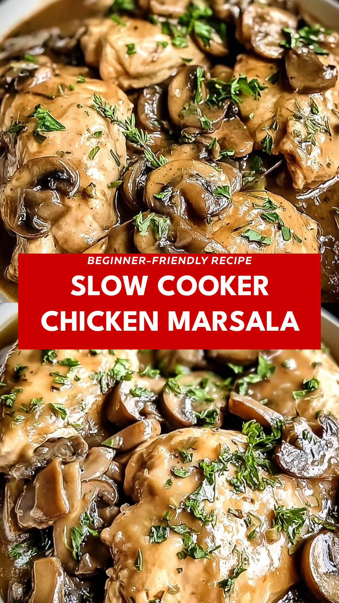 Slow Cooker Chicken Marsala