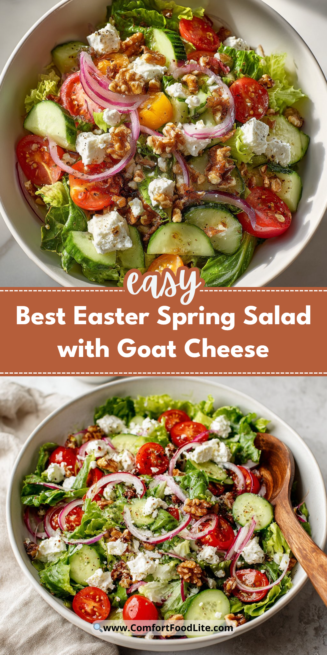 Best Easter Spring Salad with Goat Cheese