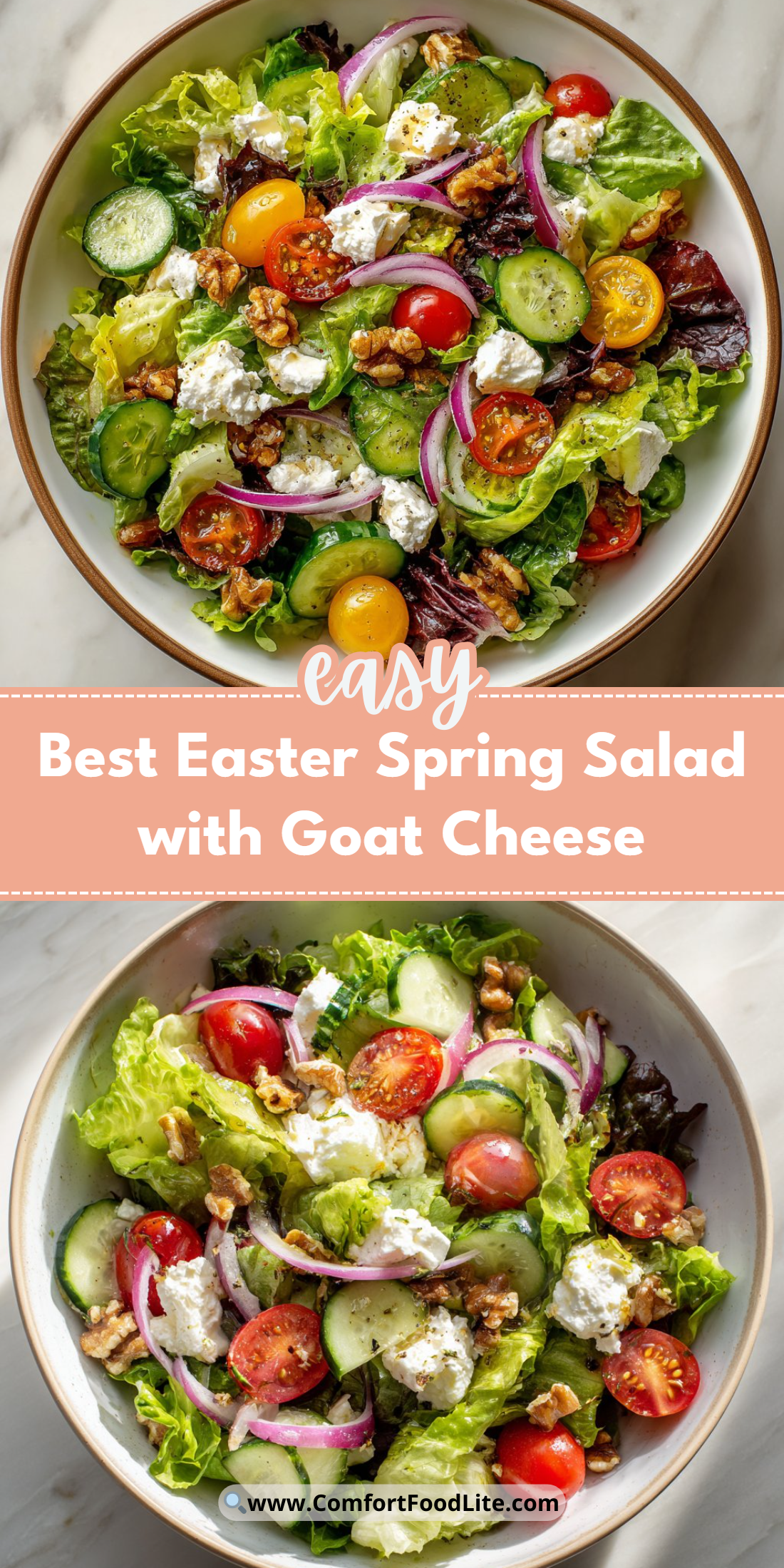 Best Easter Spring Salad with Goat Cheese