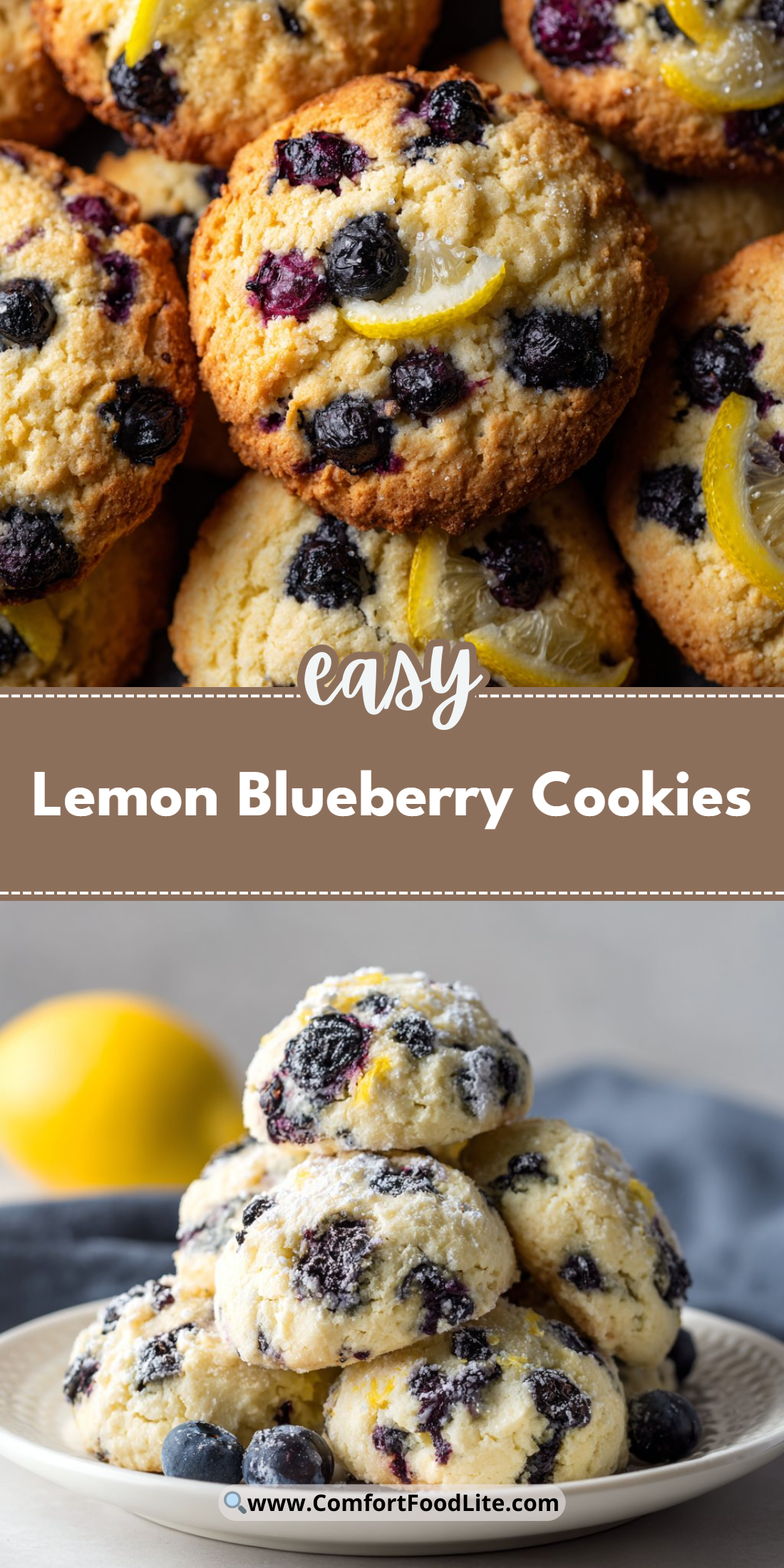 Lemon Blueberry Cookies