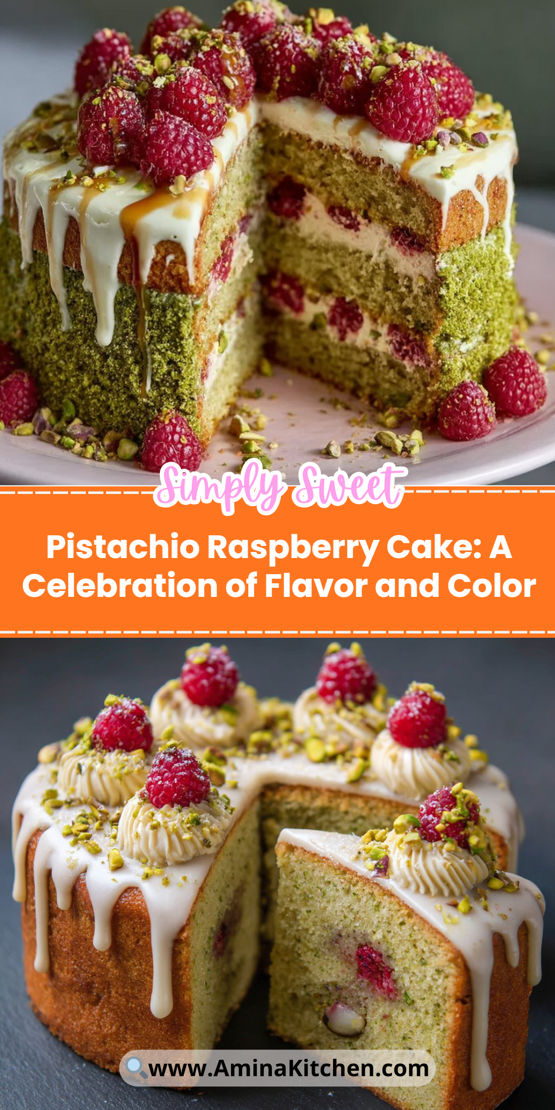 Pistachio Raspberry Cake: A Celebration of Flavor and Color