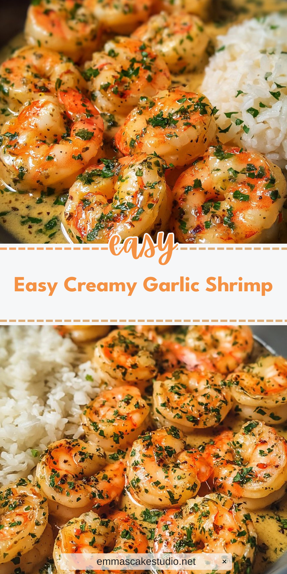 Easy Creamy Garlic Shrimp