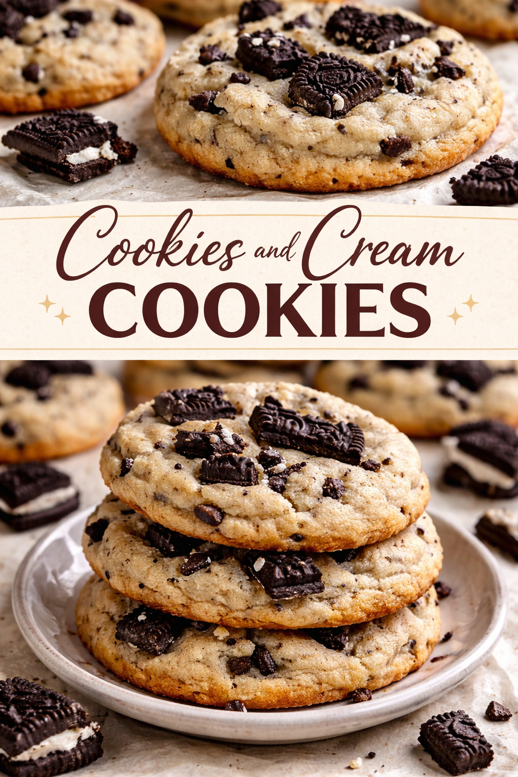 Cookies and Cream Cookies