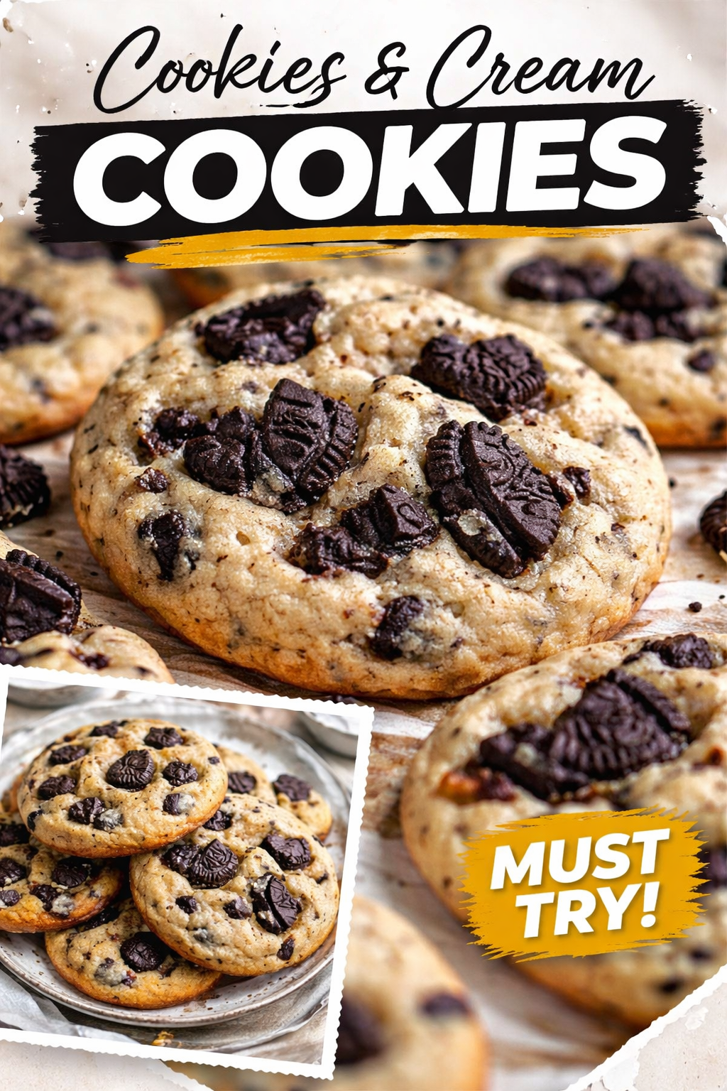 Cookies and Cream Cookies