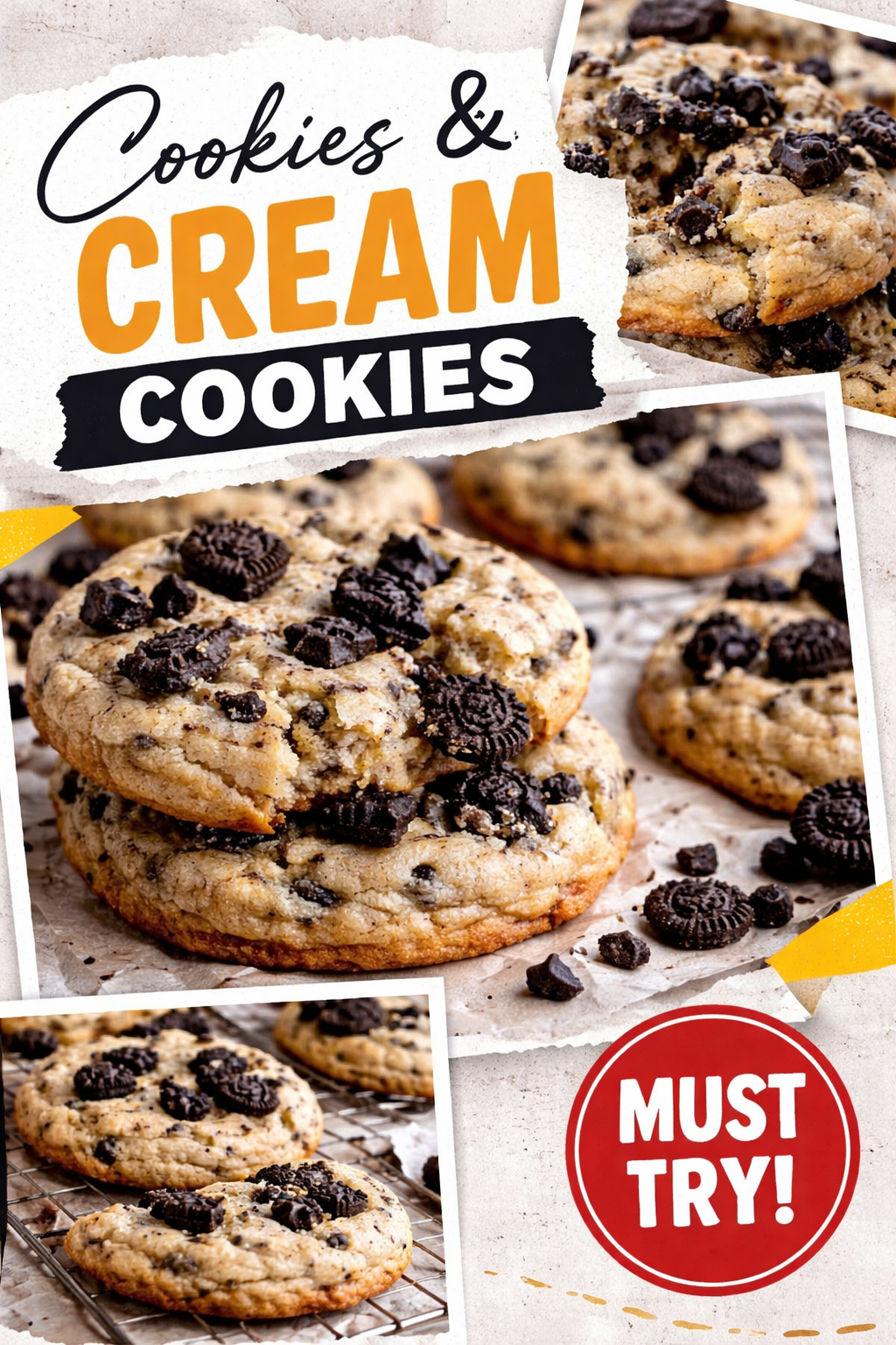 Cookies and Cream Cookies