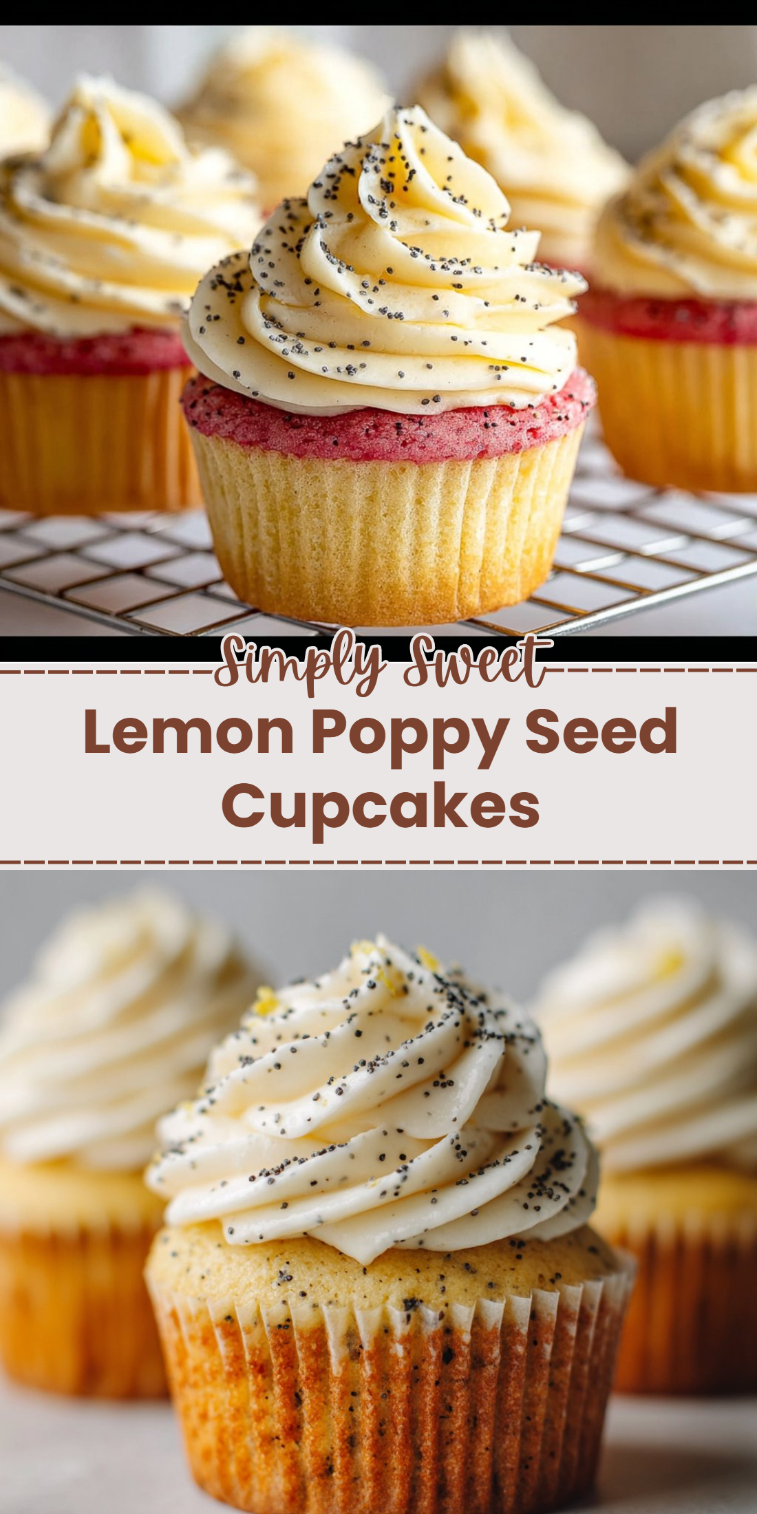 Lemon Poppy Seed Cupcakes