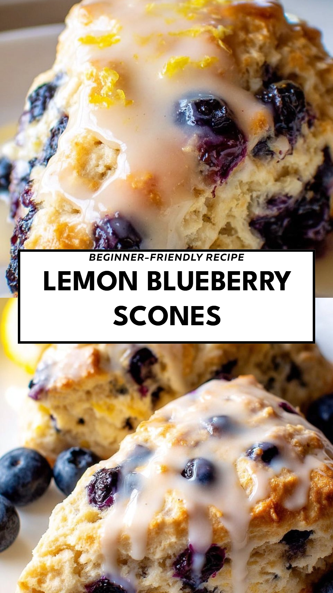 Lemon Blueberry Scones