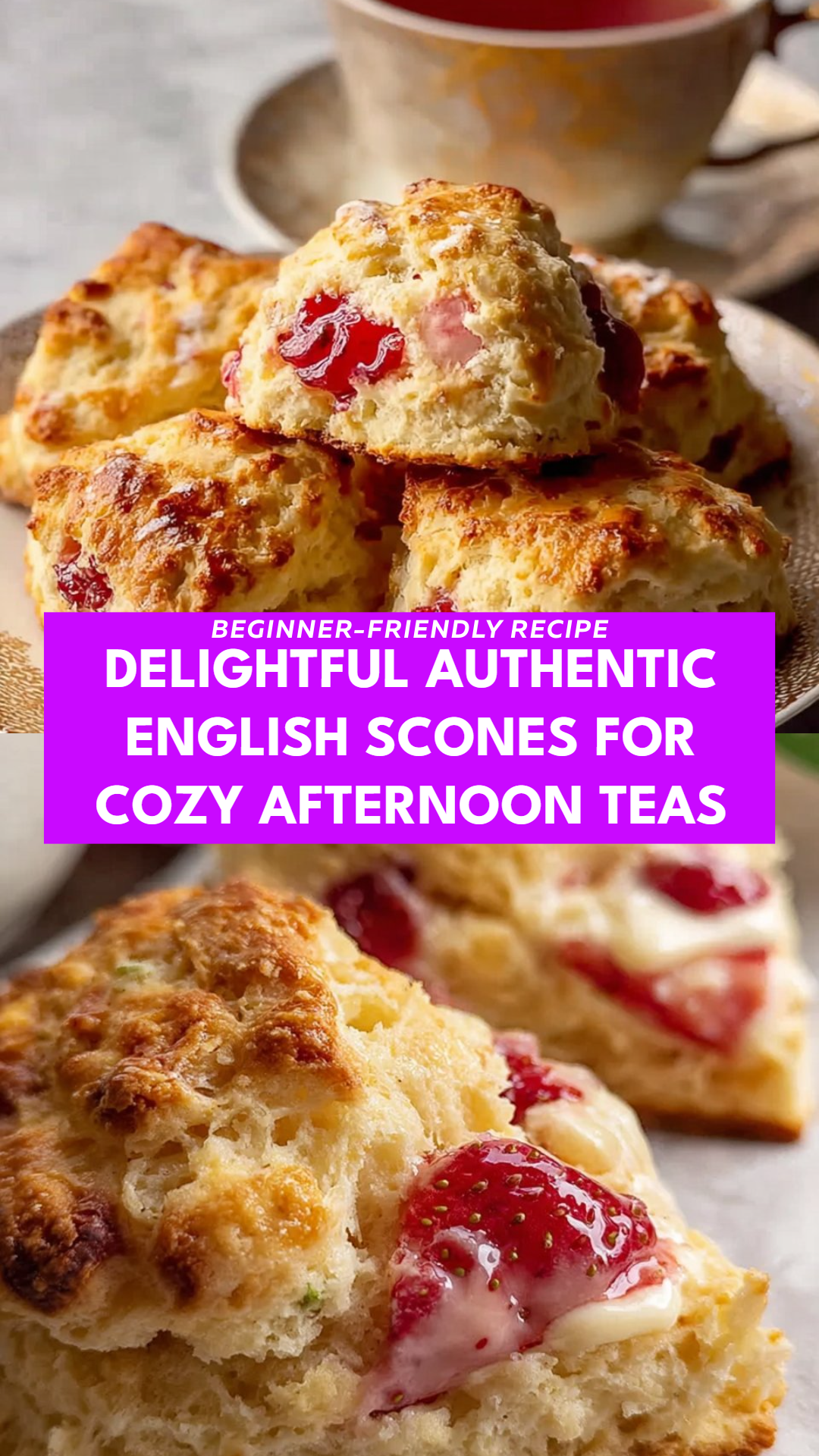 Delightful Authentic English Scones for Cozy Afternoon Teas