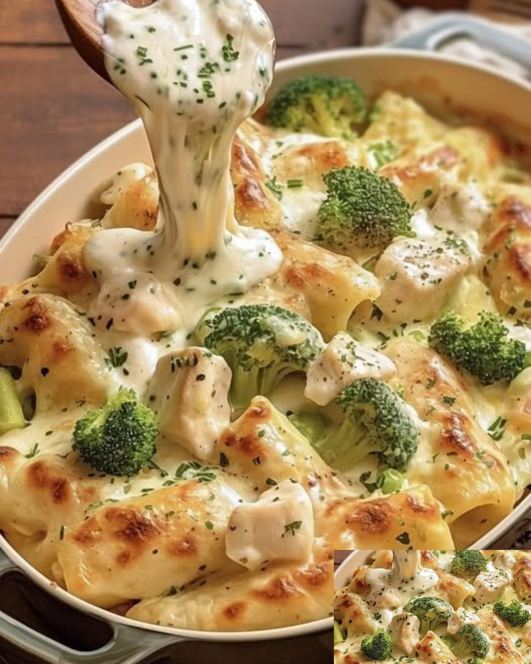 Brokkoli Auflauf mit Hähnchenbrust