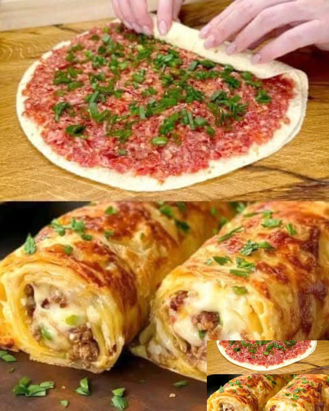 Tortilla mit Hackfleisch