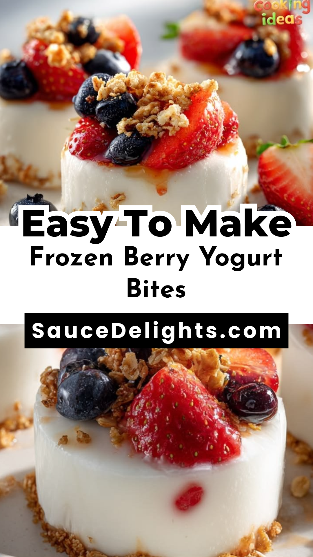 Frozen Berry Yogurt Bites