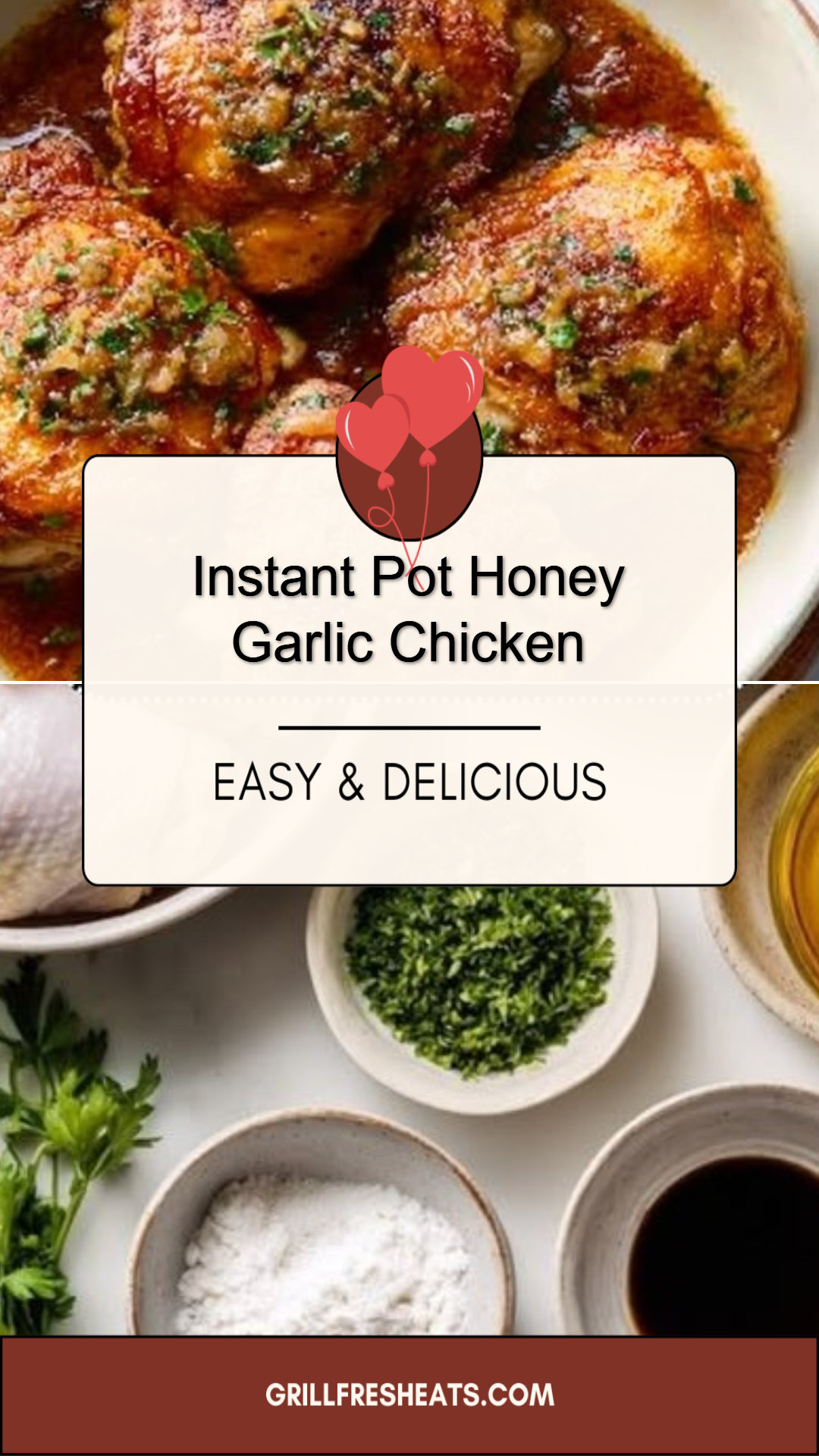 Instant Pot Honey Garlic Chicken