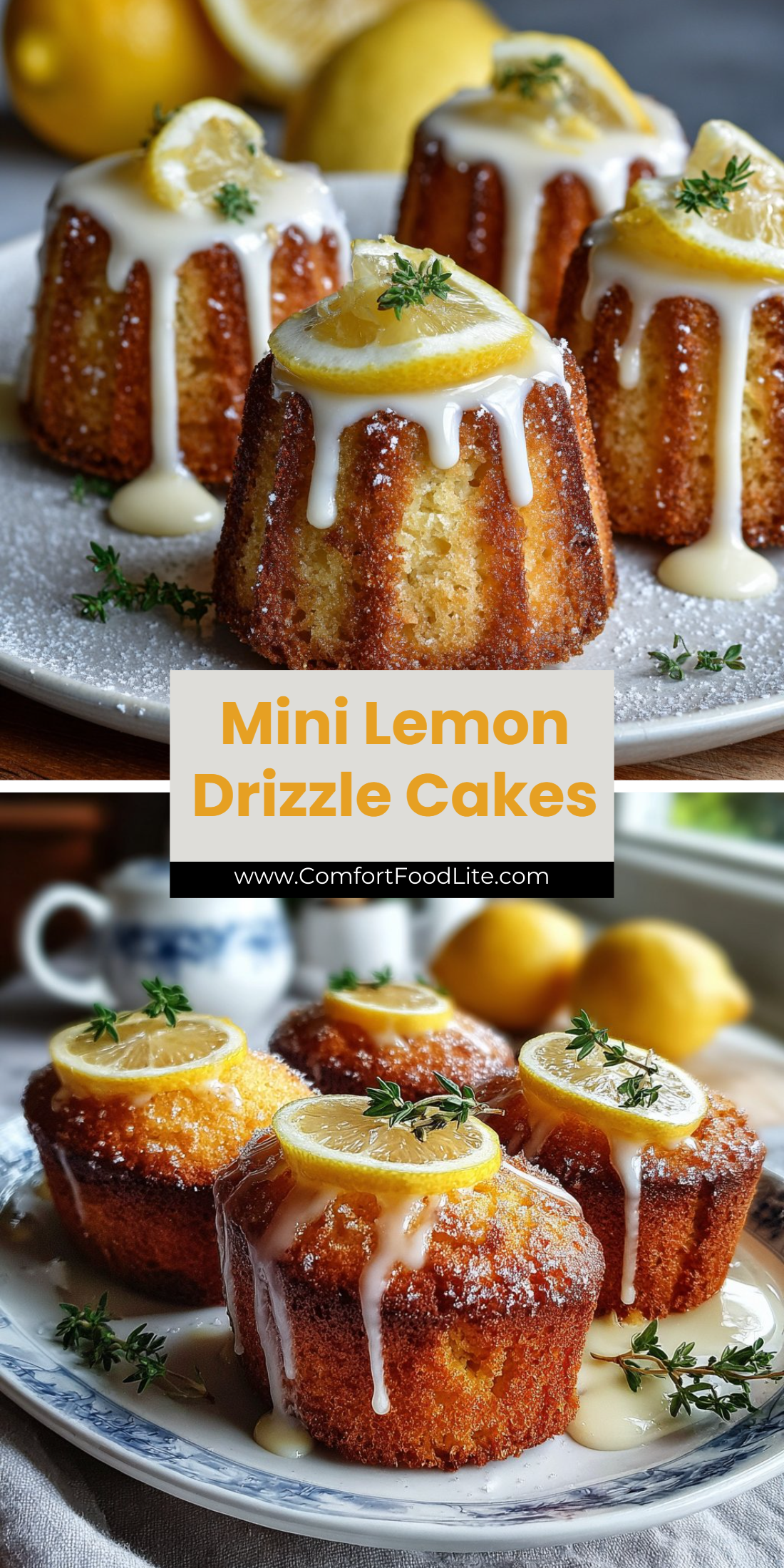 Mini Lemon Drizzle Cakes