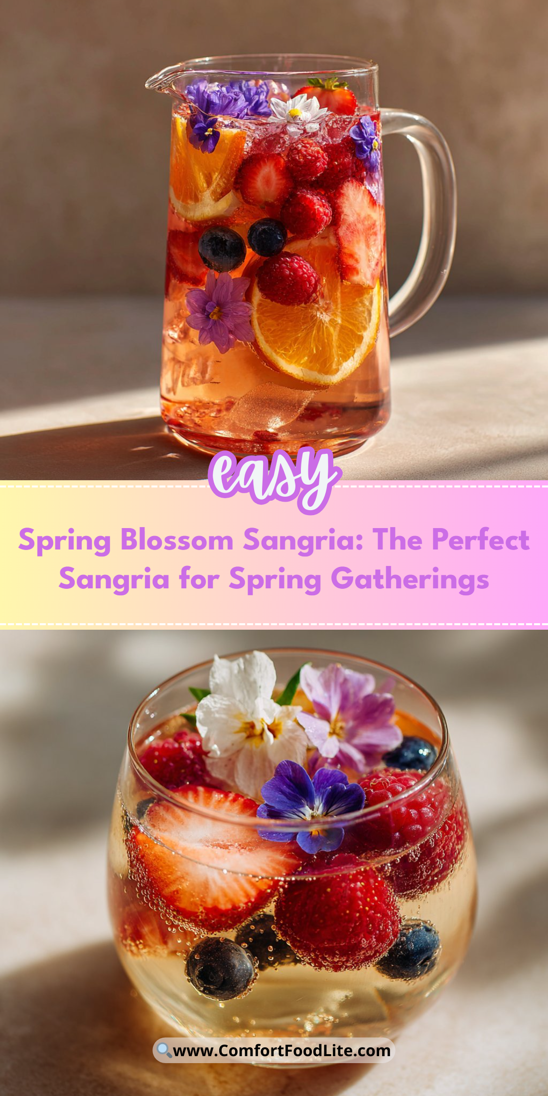 Spring Blossom Sangria: The Perfect Sangria for Spring Gatherings