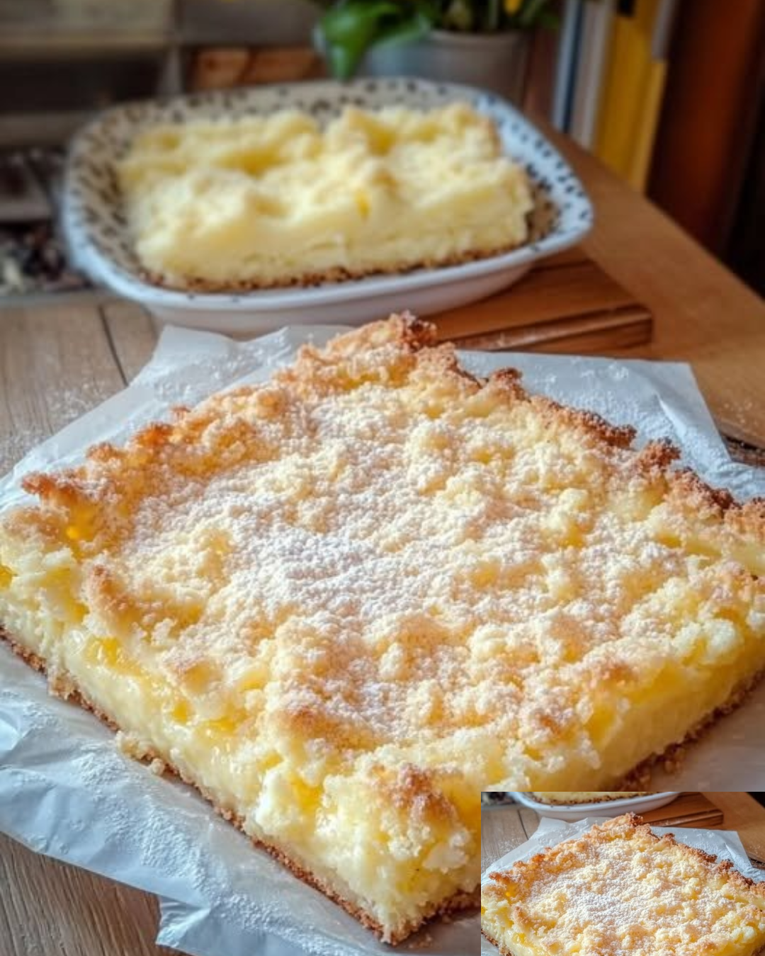 15 Minuten Vanillepudding Streuselkuchen vom Blech