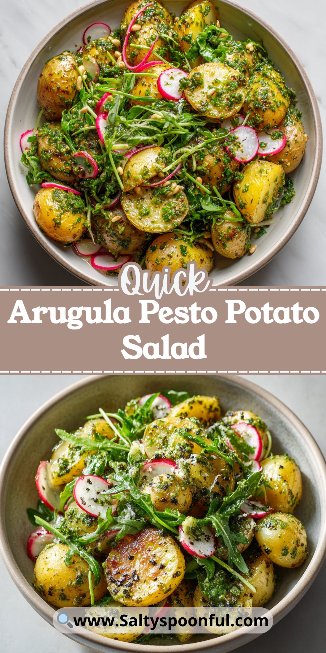 Arugula Pesto Potato Salad