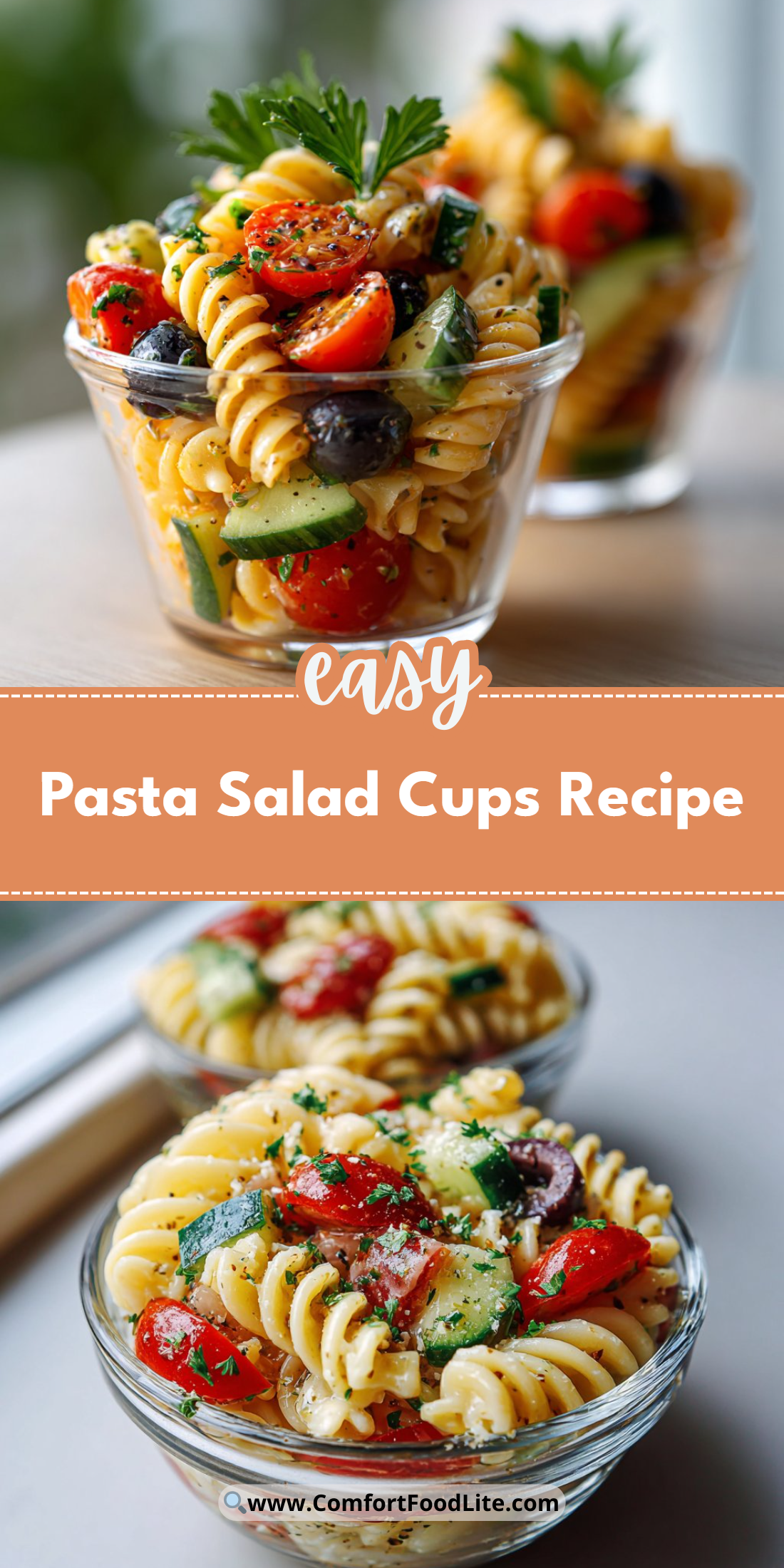 Pasta Salad Cups Recipe