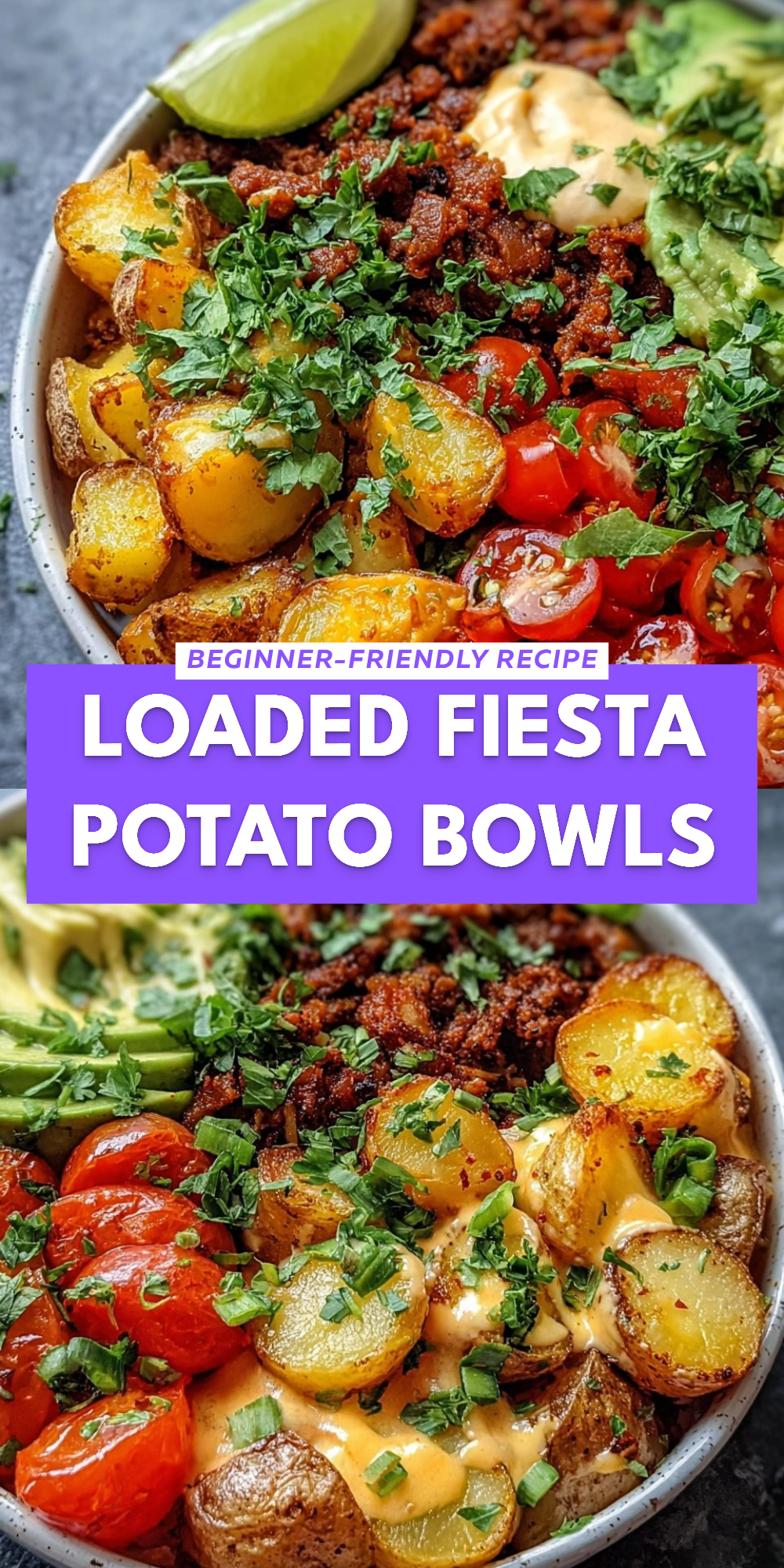 Loaded Fiesta Potato Bowls