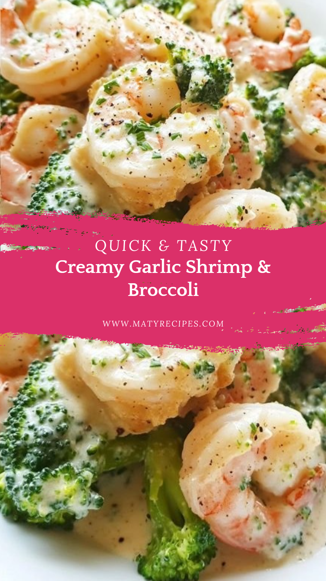 Creamy Garlic Shrimp & Broccoli