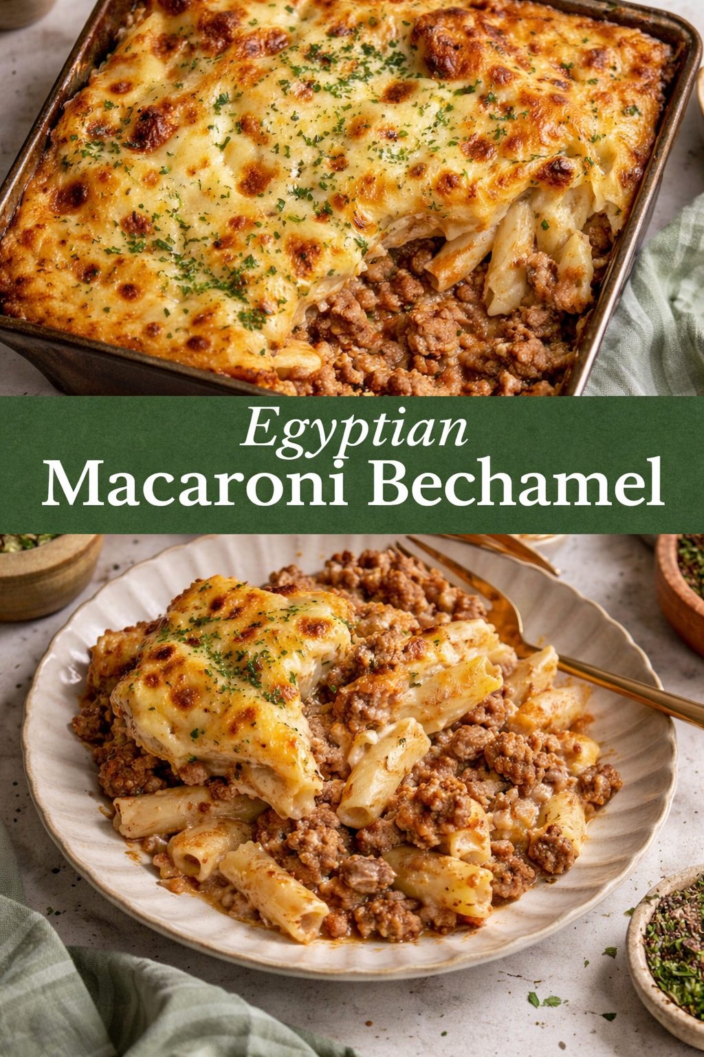 Egyptian Macaroni Bechamel