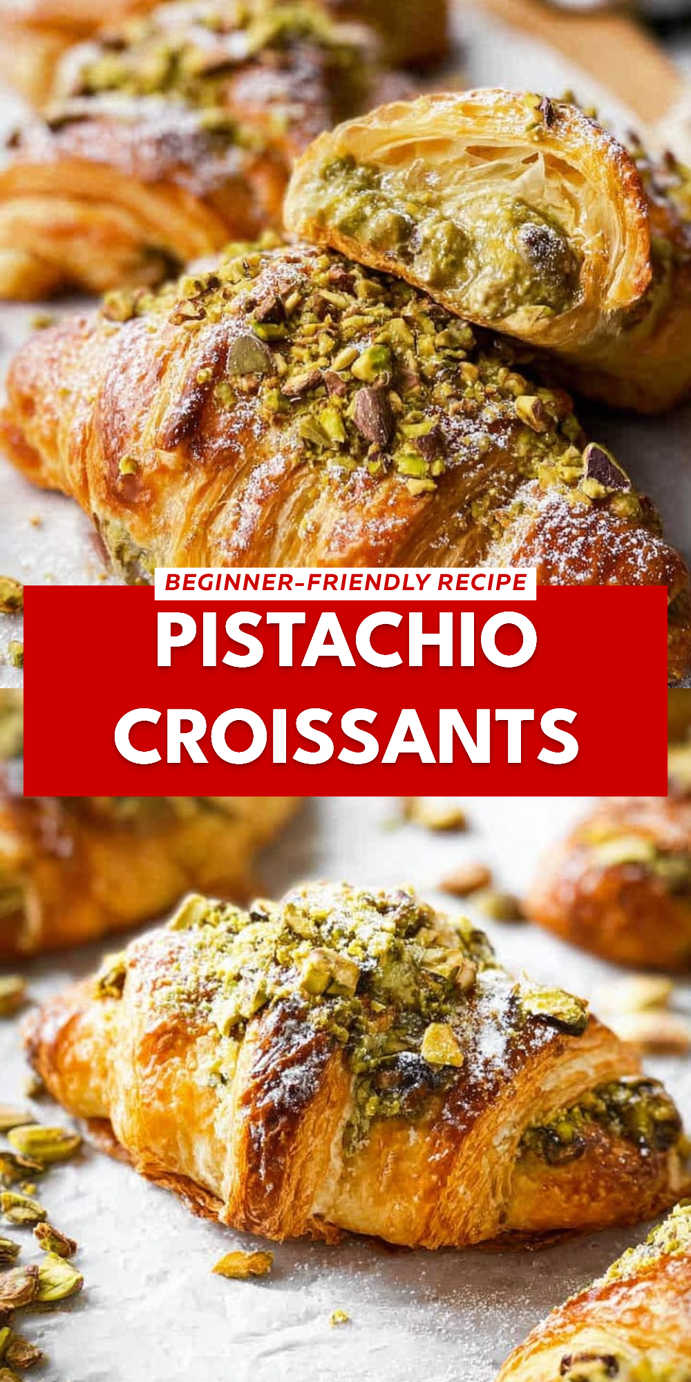Pistachio Croissants
