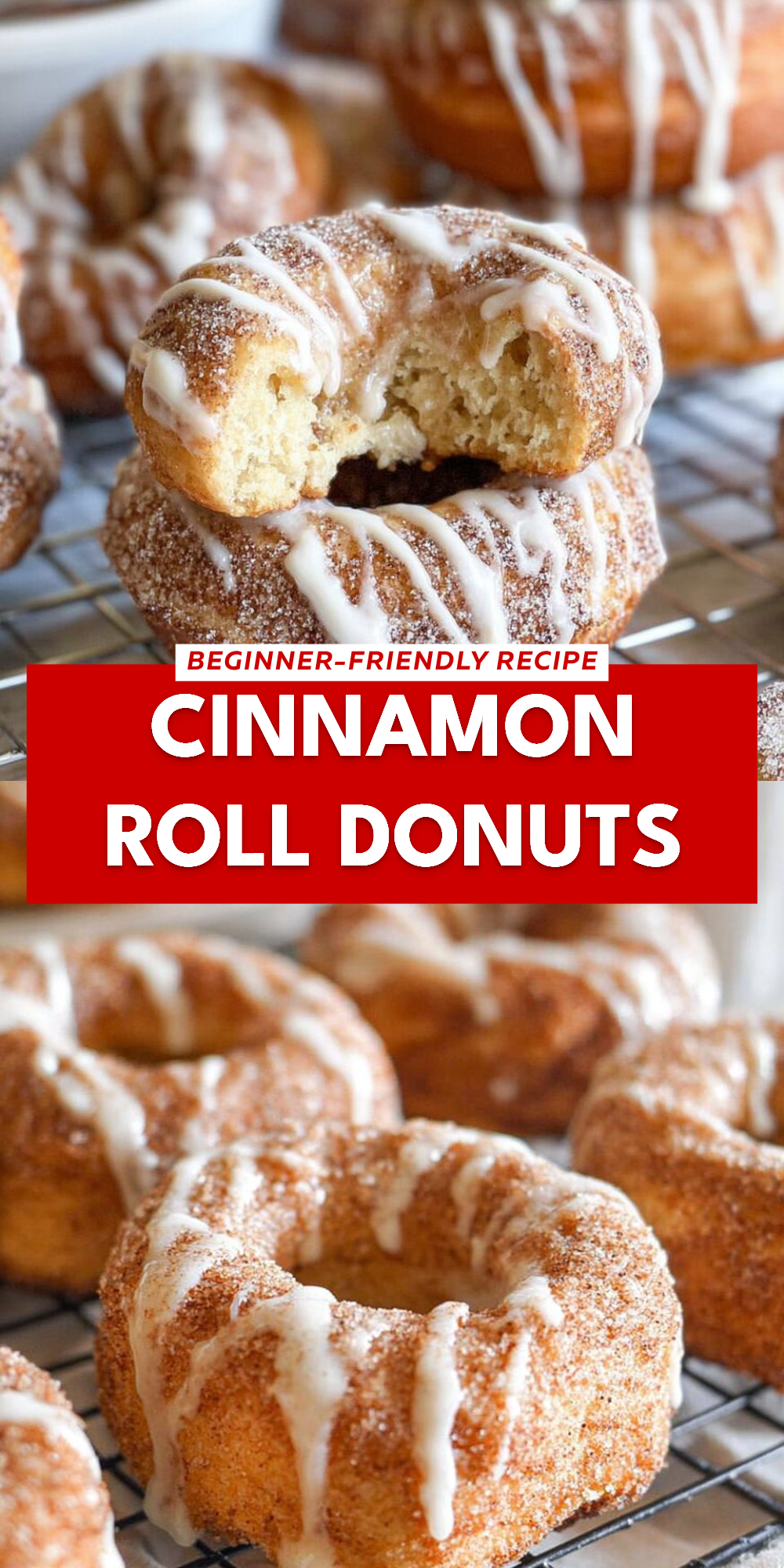 Cinnamon Roll Donuts