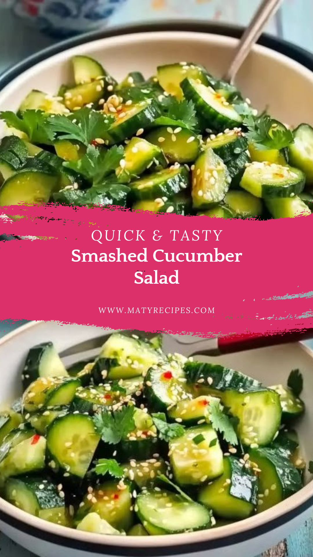 Smashed Cucumber Salad
