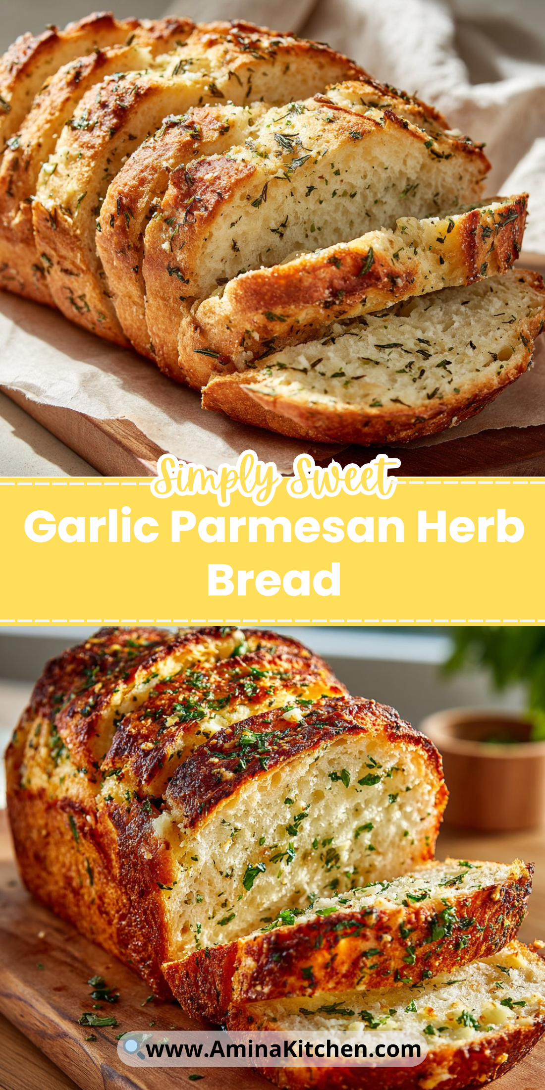 Garlic Parmesan Herb Bread