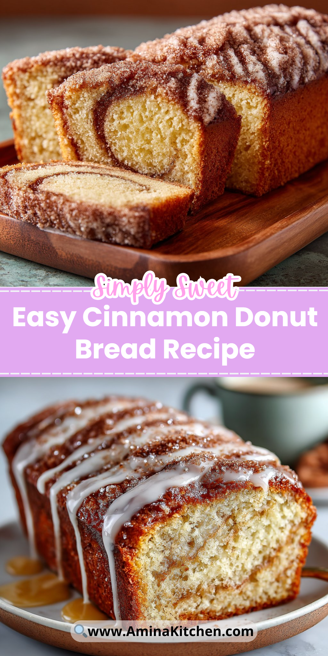 Easy Cinnamon Donut Bread Recipe