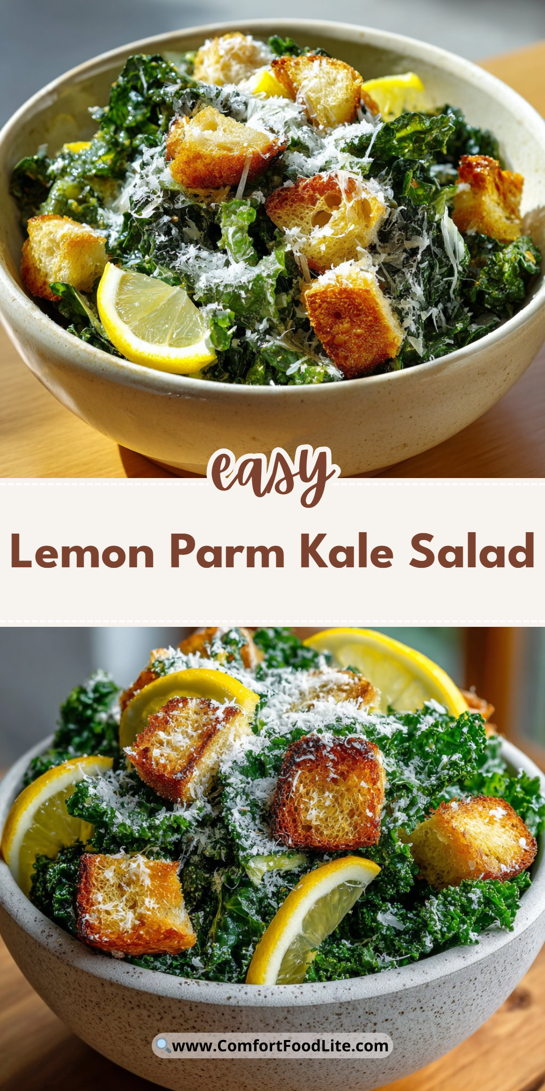 Lemon Parm Kale Salad