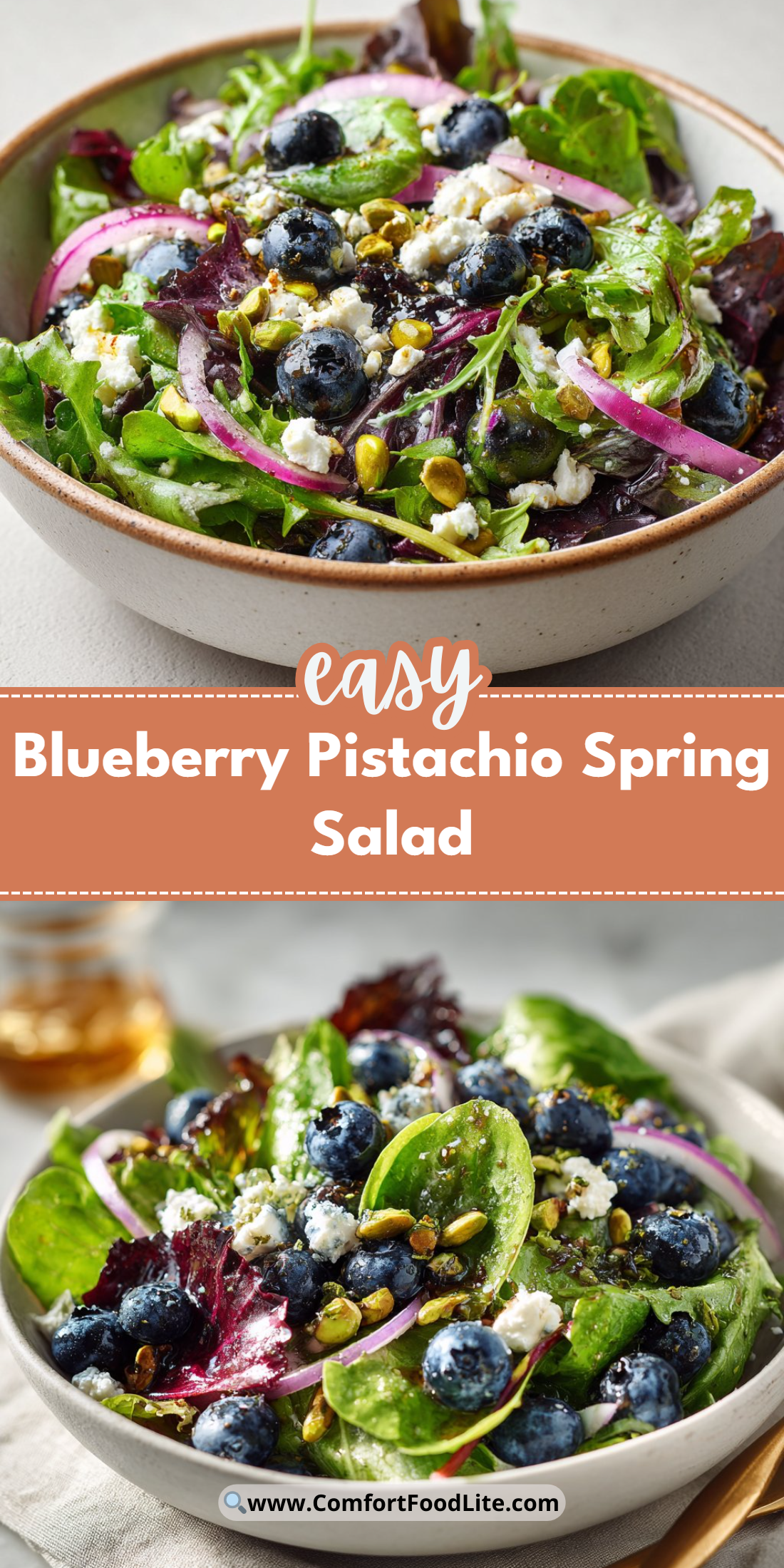 Blueberry Pistachio Spring Salad