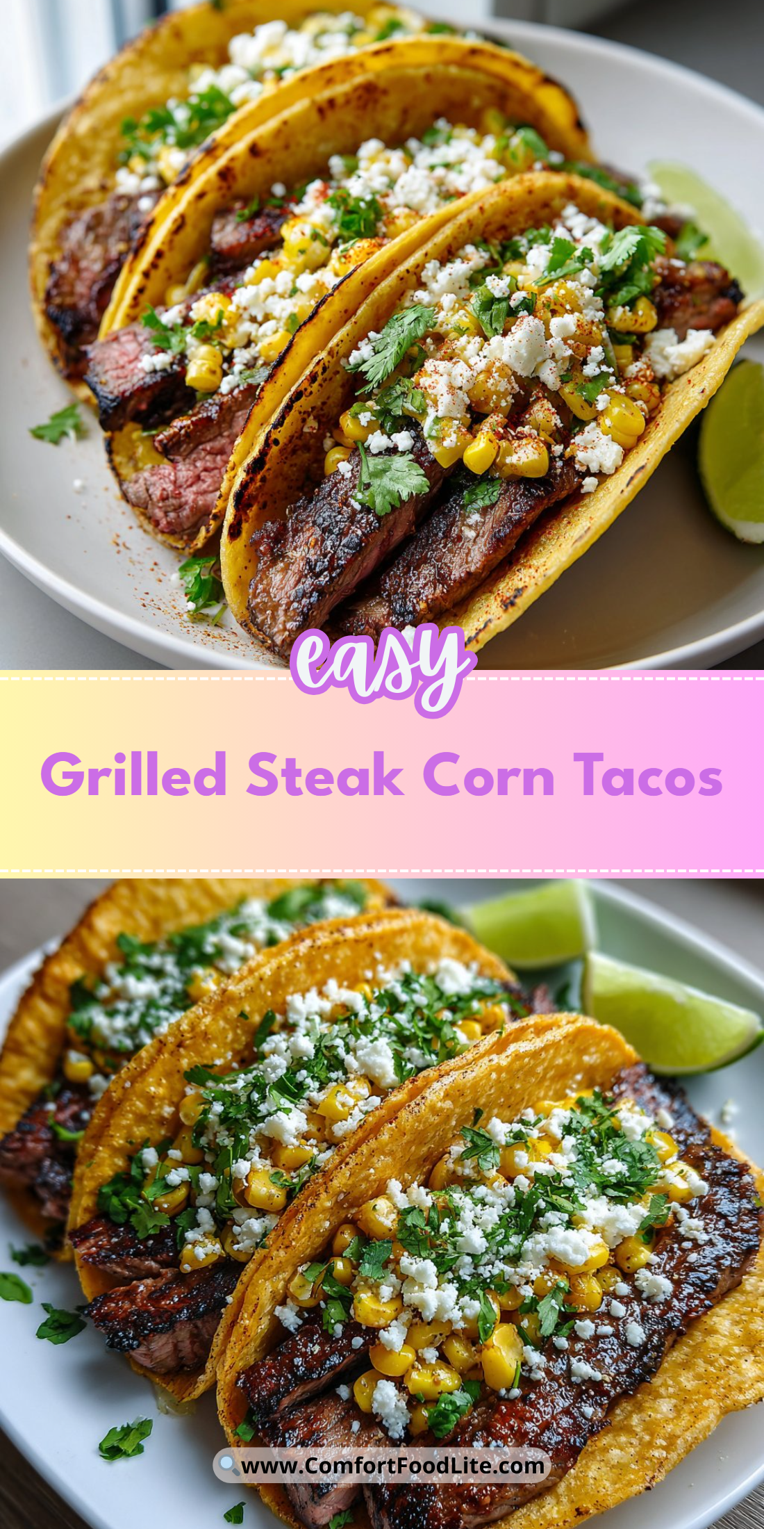 Grilled Steak Corn Tacos