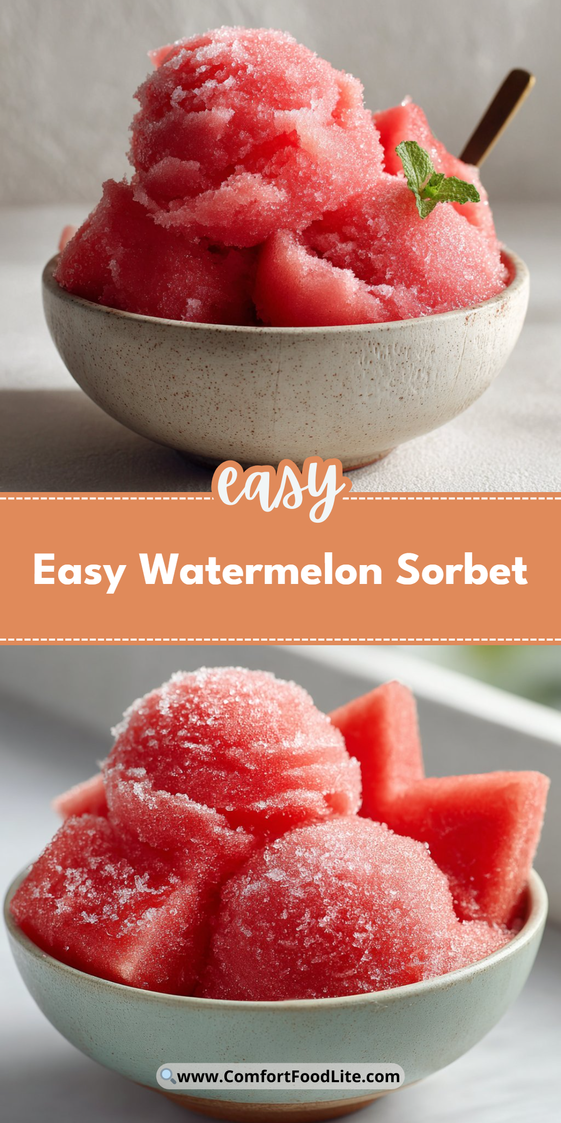 Easy Watermelon Sorbet