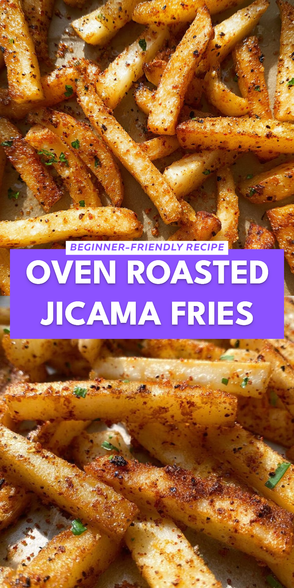 Oven Roasted Jicama Fries