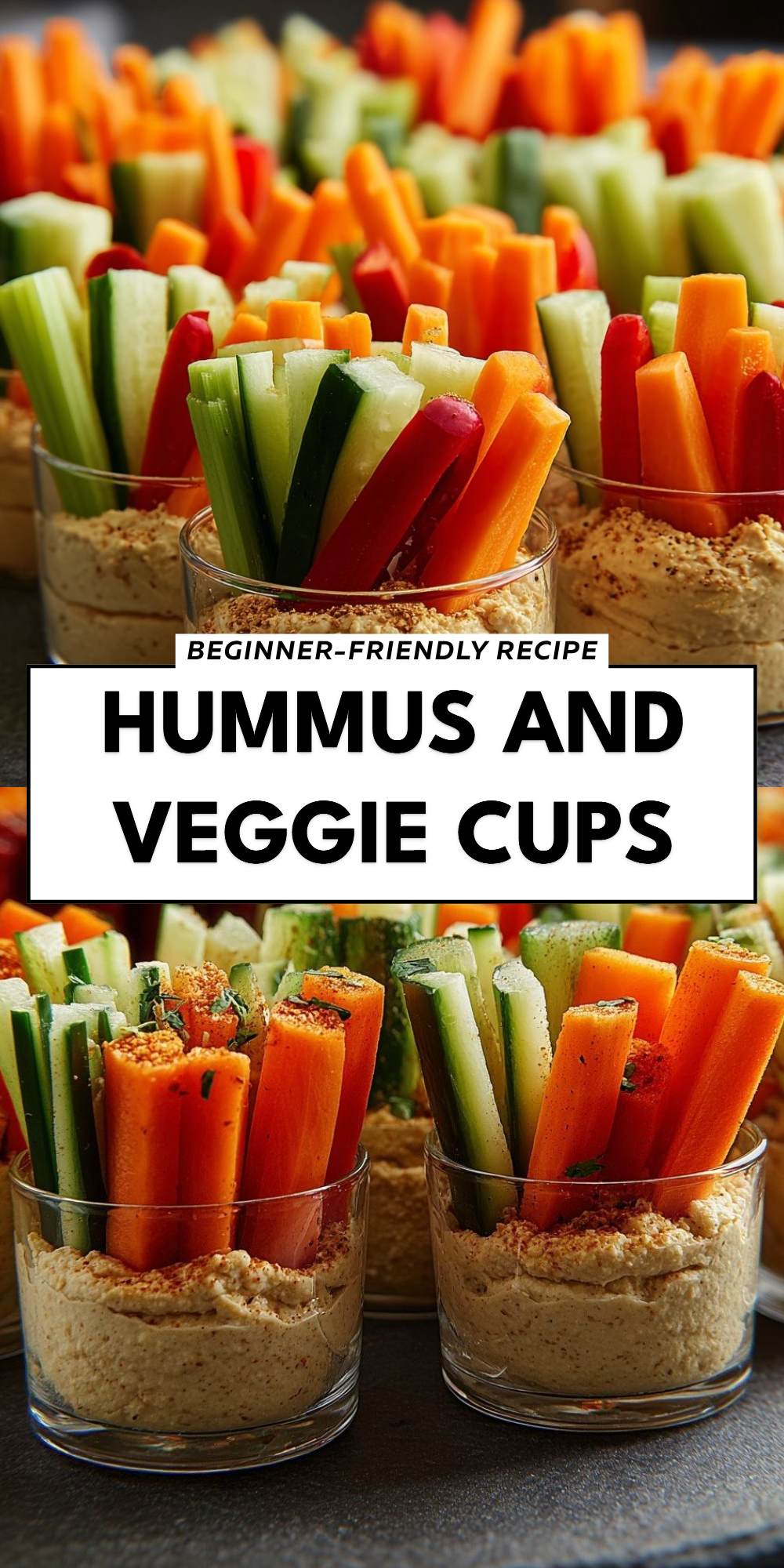 Hummus and Veggie Cups