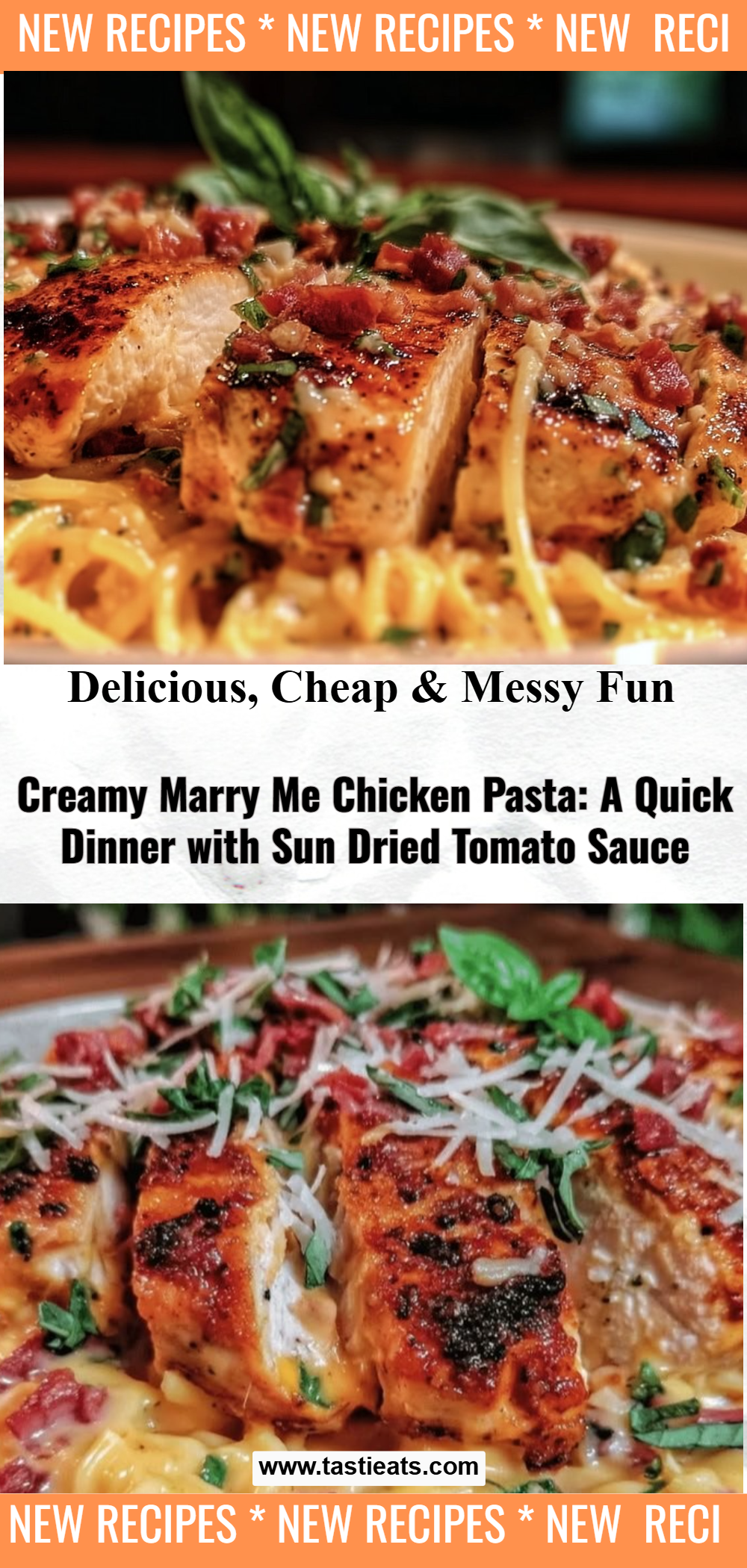 Creamy Marry Me Chicken Pasta Recipe