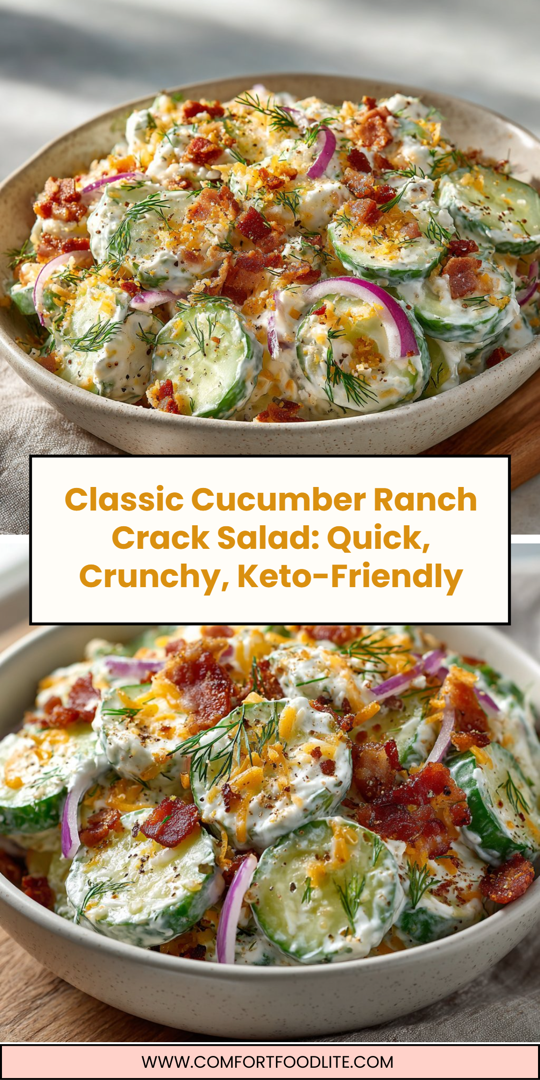Classic Cucumber Ranch Crack Salad: Quick, Crunchy, Keto-Friendly
