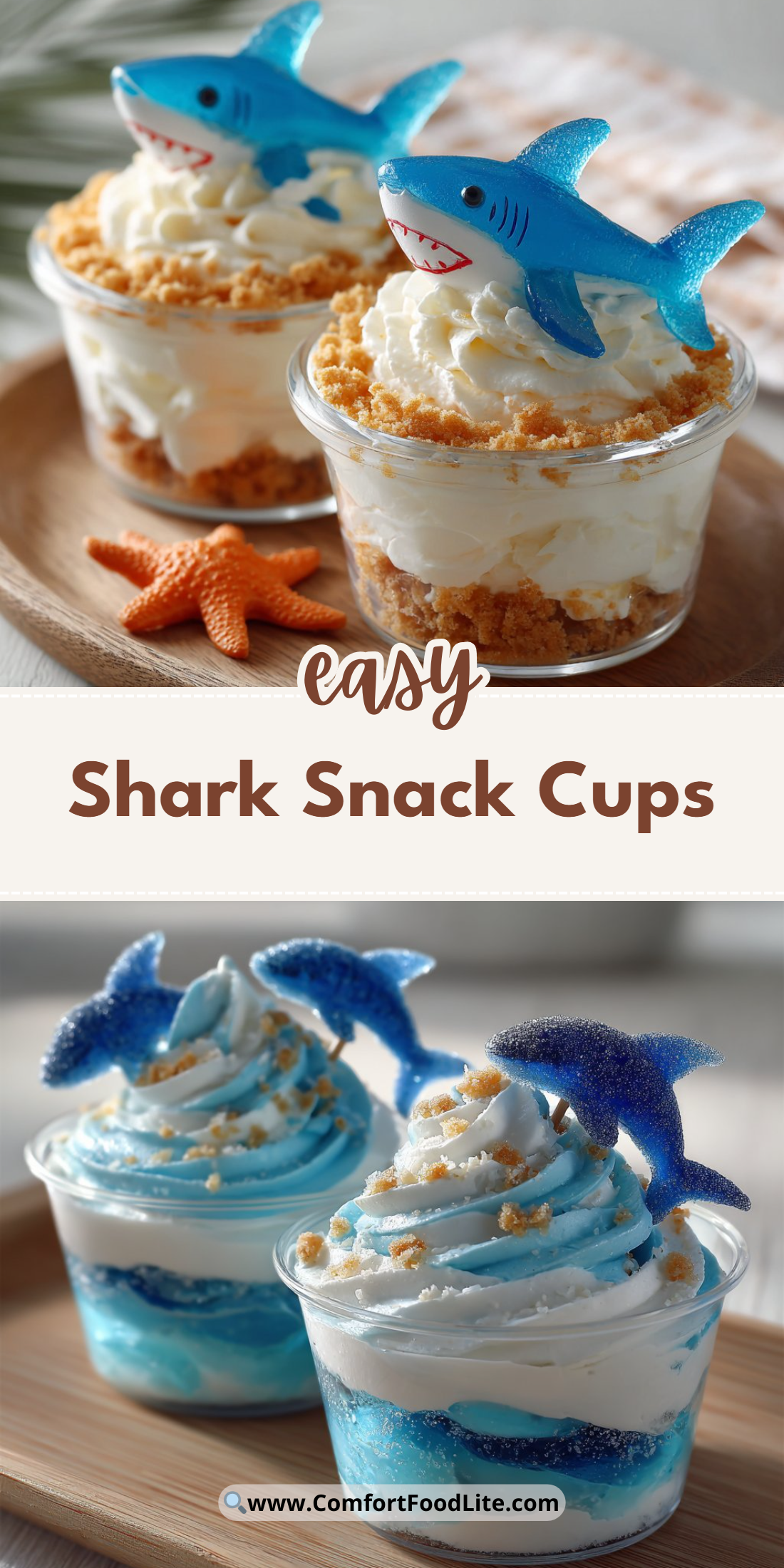 Shark Snack Cups