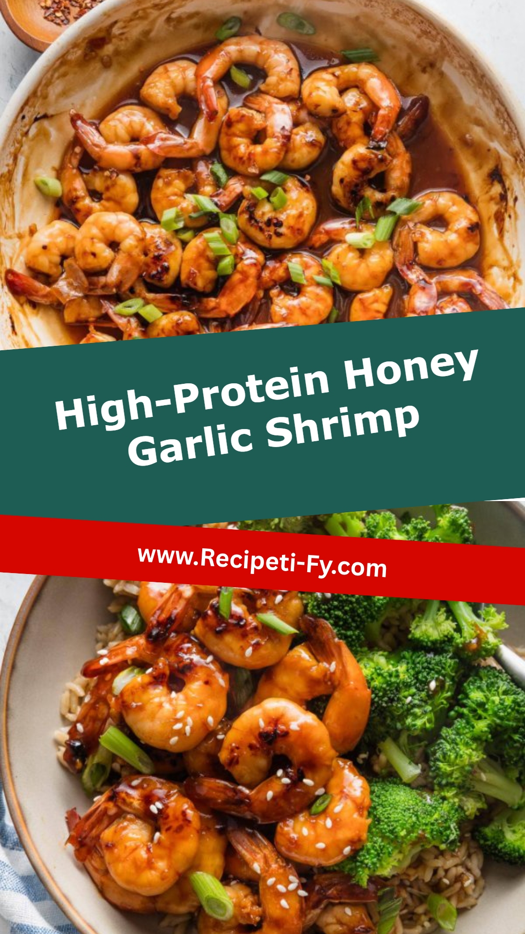High-Protein Honey Garlic Shrimp