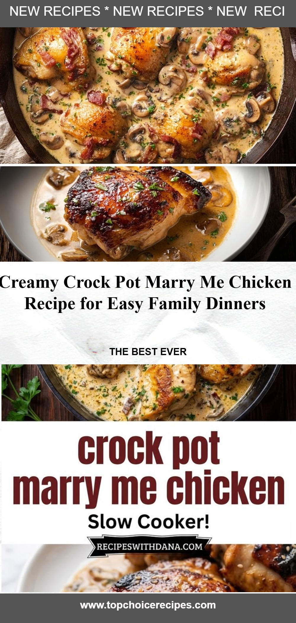 Crock Pot Marry Me Chicken