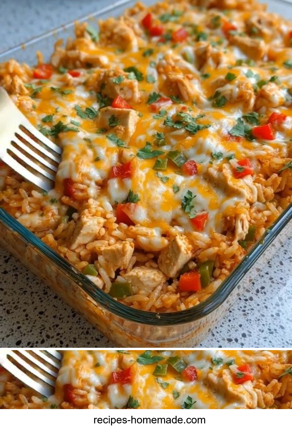 Fajita Chicken Casserole Bake
