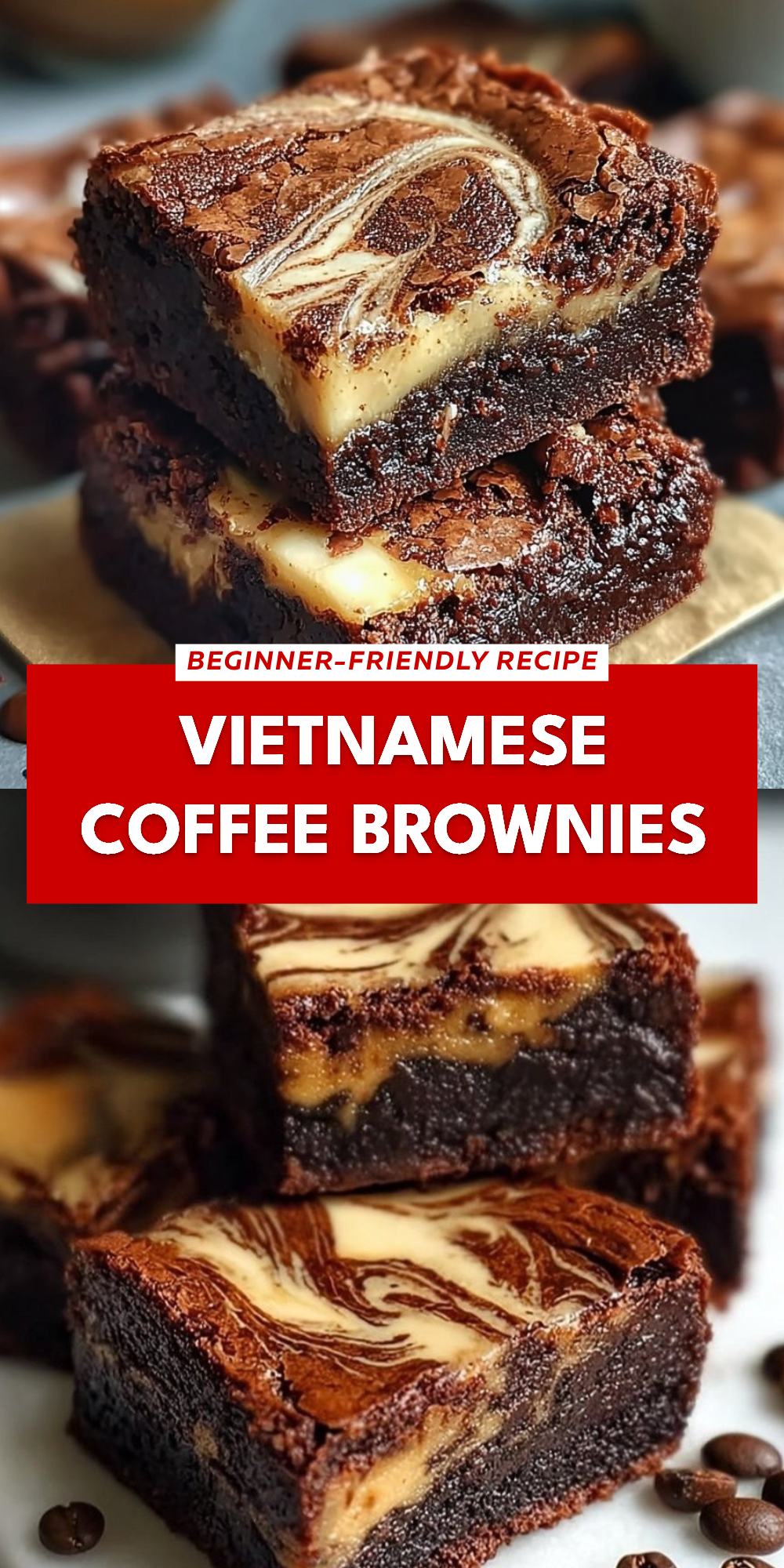 Vietnamese Coffee Brownies