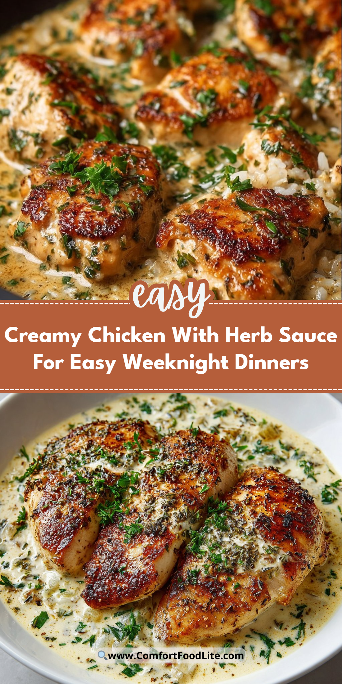 Creamy Chicken With Herb Sauce For Easy Weeknight Dinners