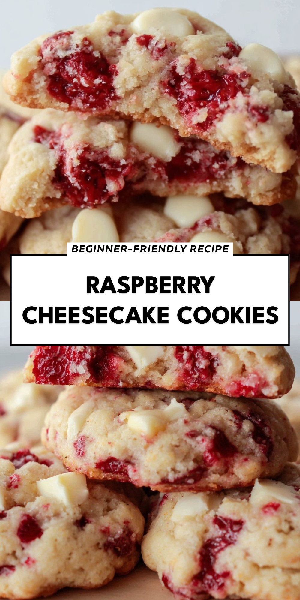 Raspberry Cheesecake Cookies