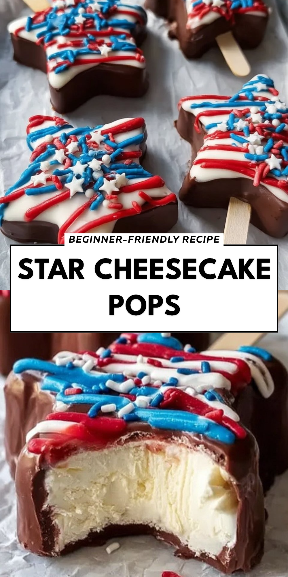 Star Cheesecake Pops