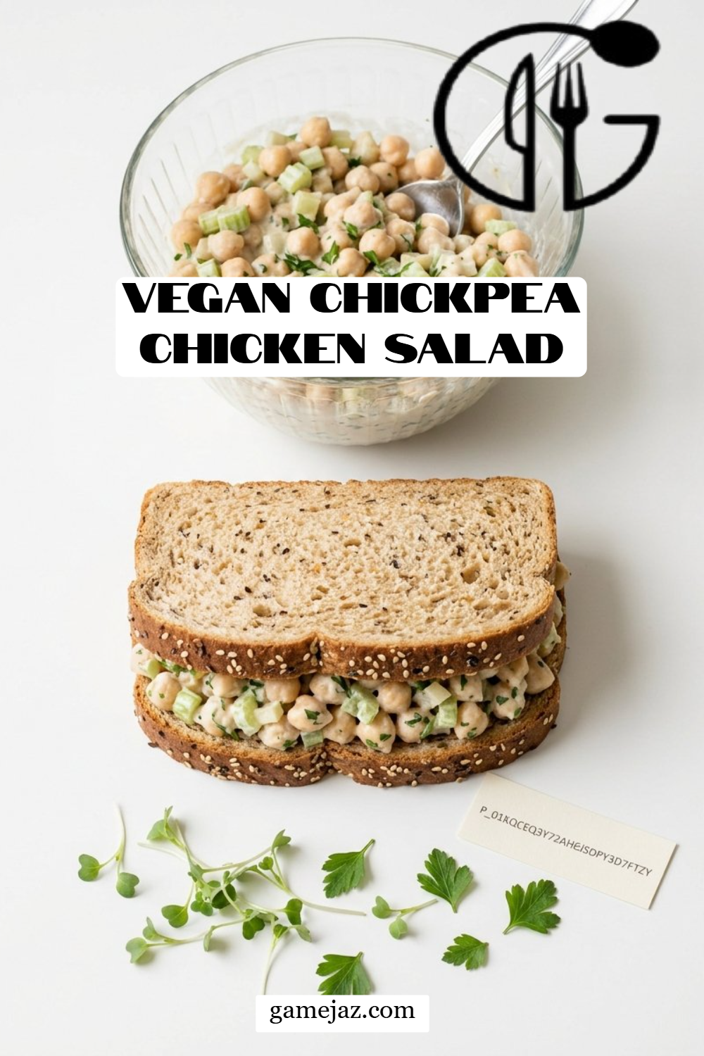 Vegan Chickpea Chicken Salad