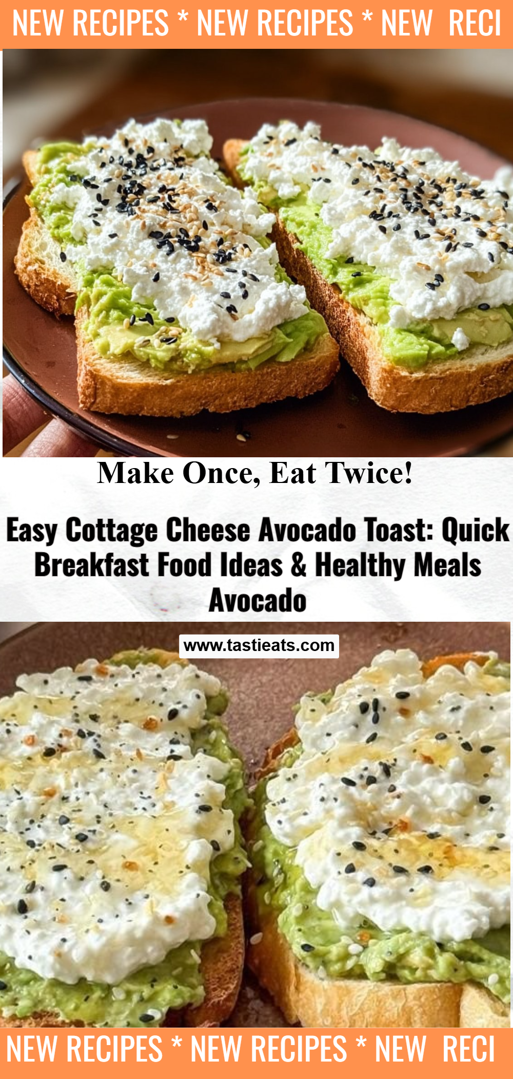 Cottage Cheese Avocado Toast cottage cheese avocado toast Cottage Cheese Avocado Toast
