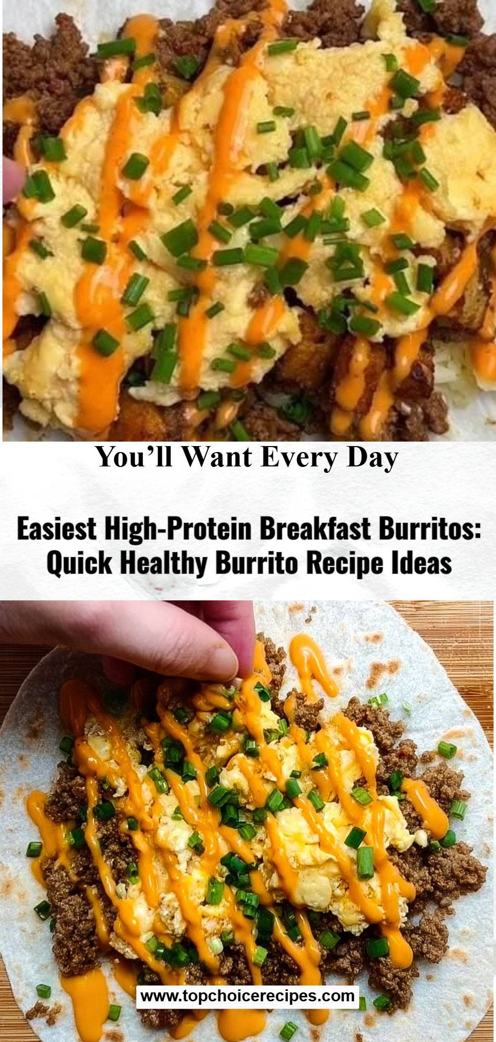 Easiest High-Protein Breakfast Burritos